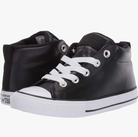 Converse Chuck Taylor All Star Street Leather Mid Top Unisex Sz:5 Boys| 7 Women - Picture 2 of 16